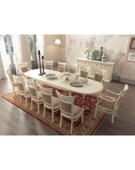 PRAMA гостиная PALAZO DUCALE laccato  СТОЛ овальный 210 см