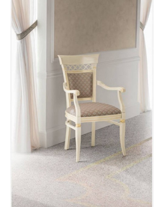 PRAMA гостиная PALAZO DUCALE laccato  ПОЛУКРЕСЛО  (обивка-экокожа)