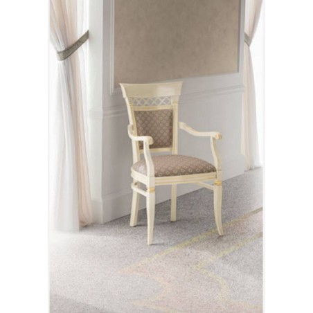 PRAMA гостиная PALAZO DUCALE laccato  ПОЛУКРЕСЛО  (обивка-экокожа)