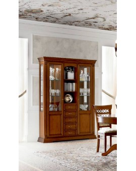 PRAMA гостиная PALAZO DUCALE ciliegio ВИТРИНА с ящиками