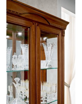 PRAMA гостиная PALAZO DUCALE ciliegio ВИТРИНА 2-дверная