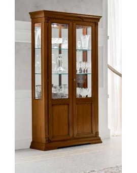 PRAMA гостиная PALAZO DUCALE ciliegio ВИТРИНА 2-дверная