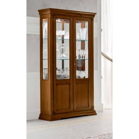 PRAMA гостиная PALAZO DUCALE ciliegio ВИТРИНА 2-дверная