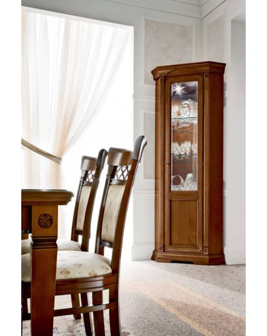 PRAMA гостиная PALAZO DUCALE laccato ВИТРИНА УГЛОВАЯ