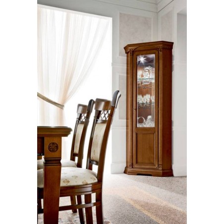 PRAMA гостиная PALAZO DUCALE laccato ВИТРИНА УГЛОВАЯ