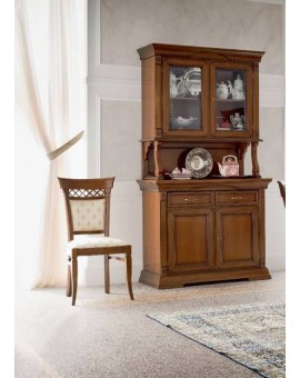 PRAMA гостиная PALAZZO DUCALE ciliegio ВЕРХНИЙ МОДУЛЬ от 2-дверной витрины