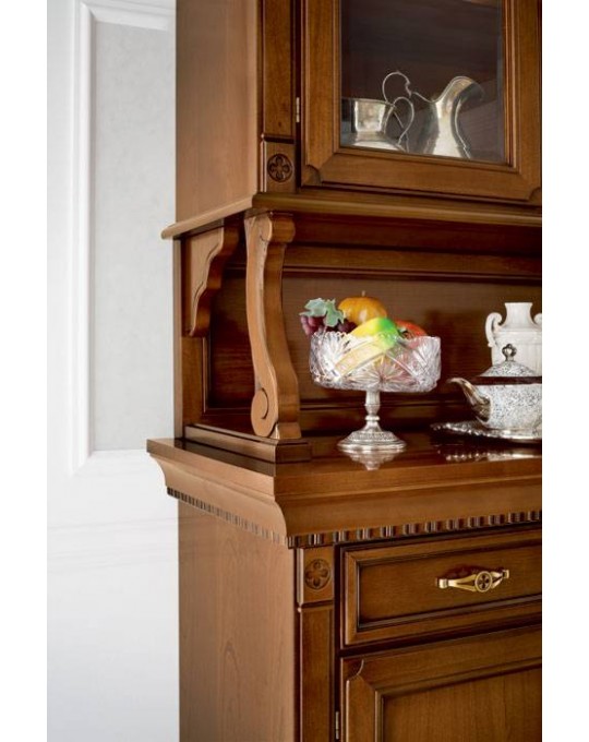 PRAMA гостиная PALAZZO DUCALE ciliegio ВЕРХНИЙ МОДУЛЬ от 2-дверной витрины