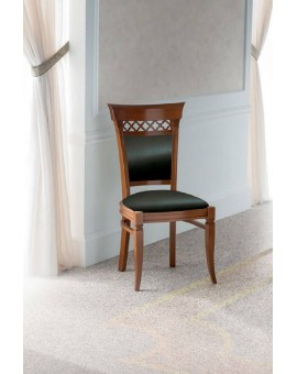 PRAMA гостиная PALAZZO DUCALE ciliegio Стул  (обивка-экокожа)