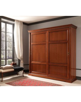 PRAMA  спальня PALAZO DUCALE ciliegio ШКАФ-КУПЕ mini с декоративными стеклами