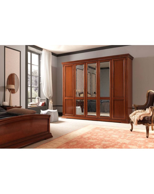 PRAMA  спальня PALAZZO DUCALE ciliegio ШКАФ 5-дверный без зеркал