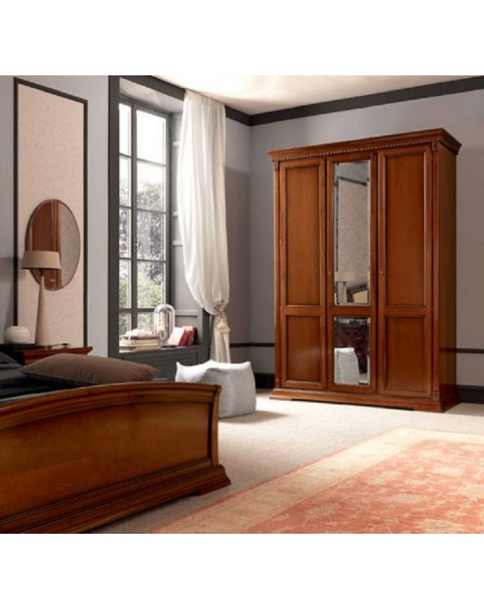 PRAMA  спальня PALAZZO DUCALE ciliegio ШКАФ 3-дверный без зеркал
