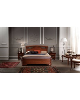 PRAMA  спальня PALAZZO DUCALE ciliegio КРОВАТЬ 160 см с ковкой без изножьем