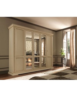 PRAMA  спальня PALAZZO DUCALE laccato  ШКАФ 5-дверный без зеркал