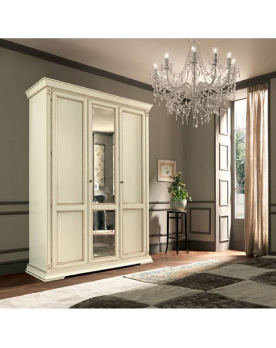 PRAMA  спальня PALAZZO DUCALE laccato  ШКАФ 3-дверный без зеркал