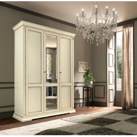 PRAMA  спальня PALAZZO DUCALE laccato  ШКАФ 3-дверный без зеркал