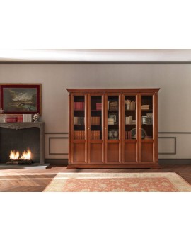 PRAMA кабинет PALAZO DUCALE ciliegio  БИБЛИОТЕКА 5-дверная