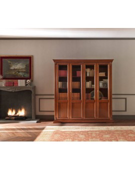 PRAMA кабинет PALAZO DUCALE ciliegio  БИБЛИОТЕКА 4-дверная