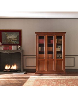 PRAMA кабинет PALAZO DUCALE ciliegio  БИБЛИОТЕКА 3-дверная