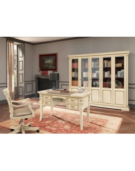 PRAMA кабинет PALAZO DUCALE laccato БИБЛИОТЕКА 5-дверная