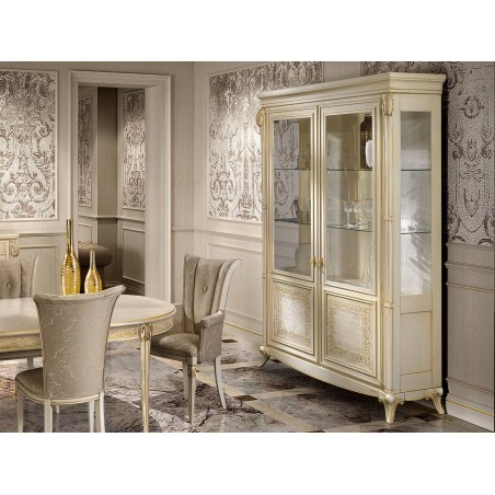 BRUNO PIOMBINI Гостиная VENEZIA ВИТРИНА 2-дверная