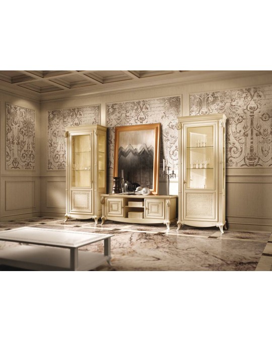 BRUNO PIOMBINI Гостиная VENEZIA ВИТРИНА 1-дверная