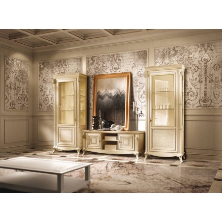 BRUNO PIOMBINI Гостиная VENEZIA ВИТРИНА 1-дверная