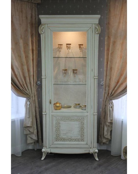 BRUNO PIOMBINI Гостиная VENEZIA ВИТРИНА угловая