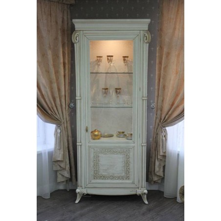 BRUNO PIOMBINI Гостиная VENEZIA ВИТРИНА угловая