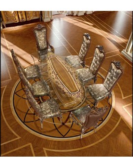 BAKOKKO Гостиная VITTORIA  СТОЛ овальный стекло