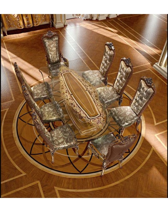 BAKOKKO Гостиная VITTORIA  СТОЛ овальный стекло