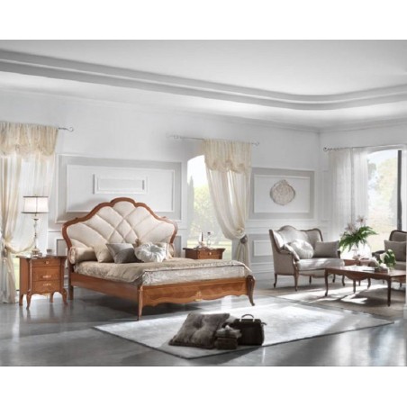 CASA+39 Спальня GIULIETTA  КРОВАТЬ с мягким изголовьем