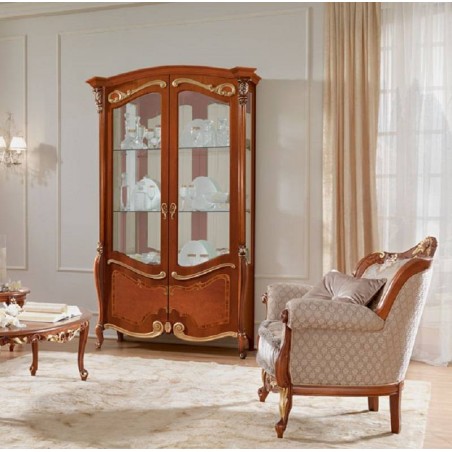 CASA+39 Гостиная LA FENICE  ВИТРИНА 2-дверная