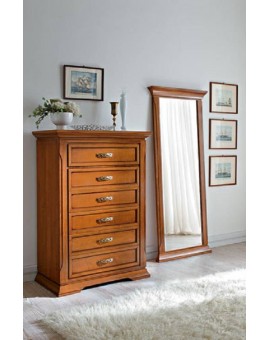 PRAMA спальня BOHEMIA  КОМОД высокий