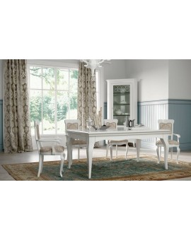 DALL'AGNESE гостиная SYMFONIA белая ВИТРИНА угловая