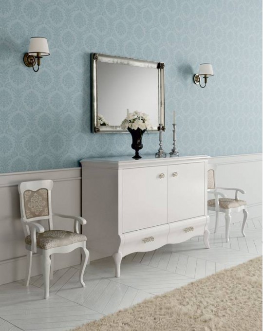 DALL'AGNESE гостиная SYMFONIA белая ПРИЛАВОК 2-дверный