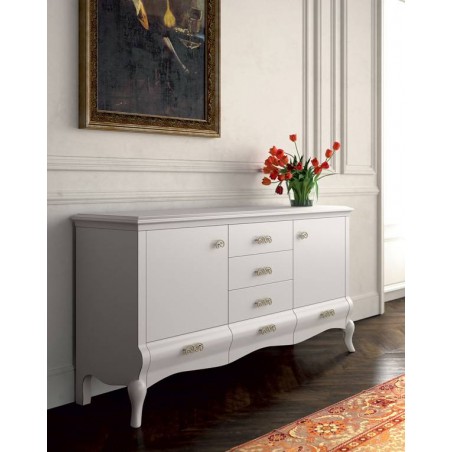 DALL'AGNESE гостиная SYMFONIA белая ПРИЛАВОК 3-дверный