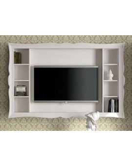 DALL'AGNESE гостиная SYMFONIA белая ПАНЕЛЬ ТВ подвесная с полками