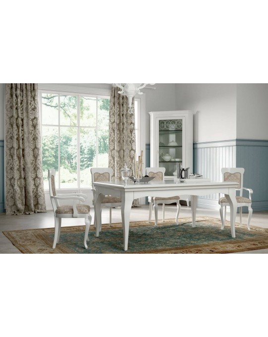 DALL'AGNESE гостиная SYMFONIA белая СТОЛ обеденный