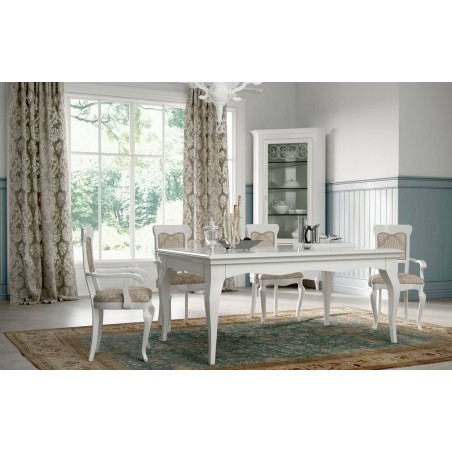 DALL'AGNESE гостиная SYMFONIA белая СТОЛ обеденный