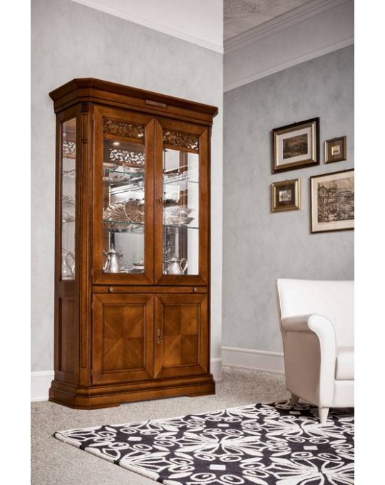 DALL'AGNESE гостиная TIFFANY ВИТРИНА 2-дверная