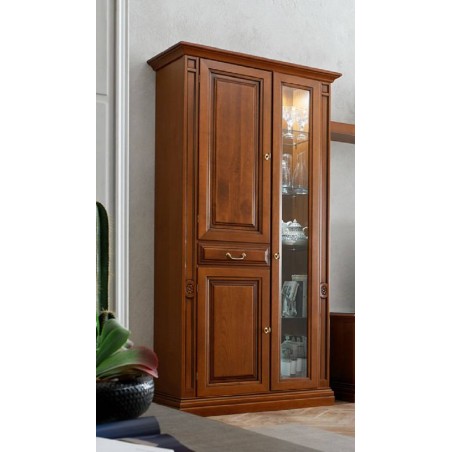 MARONESE гостиная NABUCCO  ВИТРИНА 2-дверная малая