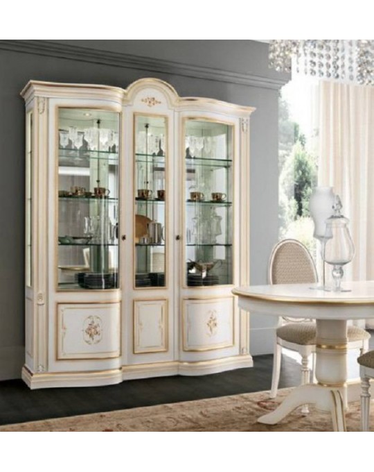 MARONESE  VIVALDI avorio  ВИТРИНА 3-дверная