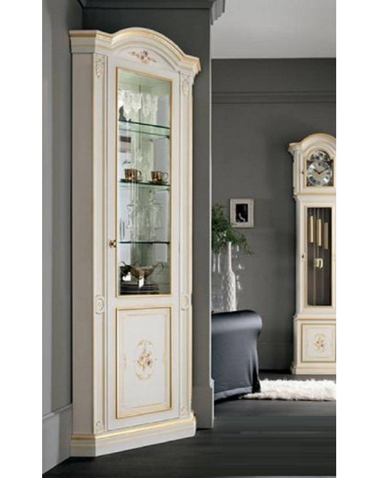 MARONESE  VIVALDI avorio  ВИТРИНА угловая