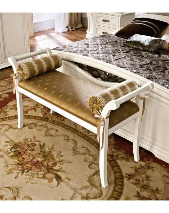 MARONESE AFRODITA avorio БАНКЕТКА с валиками