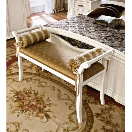 MARONESE AFRODITA avorio БАНКЕТКА с валиками