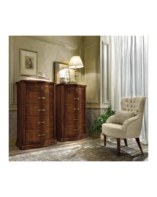 TORRIANI VIP комод высокий, орех (Camelgroup)