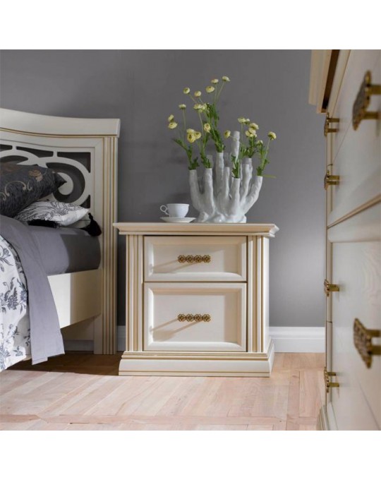BEATRICE Тумбочка прикроватная avorio (Villanova Mario)