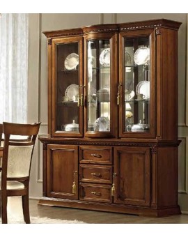 TREVISO витрина 3 дверная с ящиками (Camelgroup)