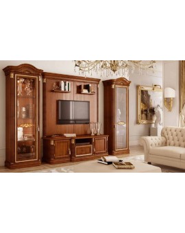 Гостиная mod.CAPRI античный орех