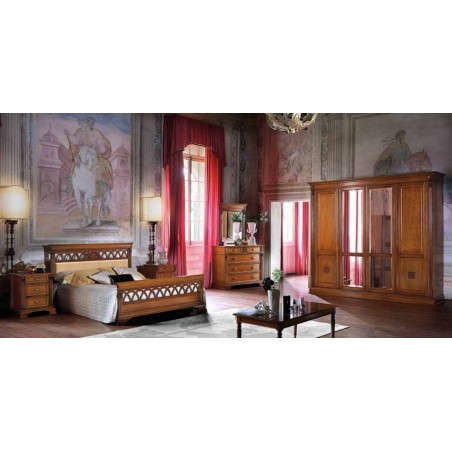Спальня mod.PUCCINI состаренная вишня